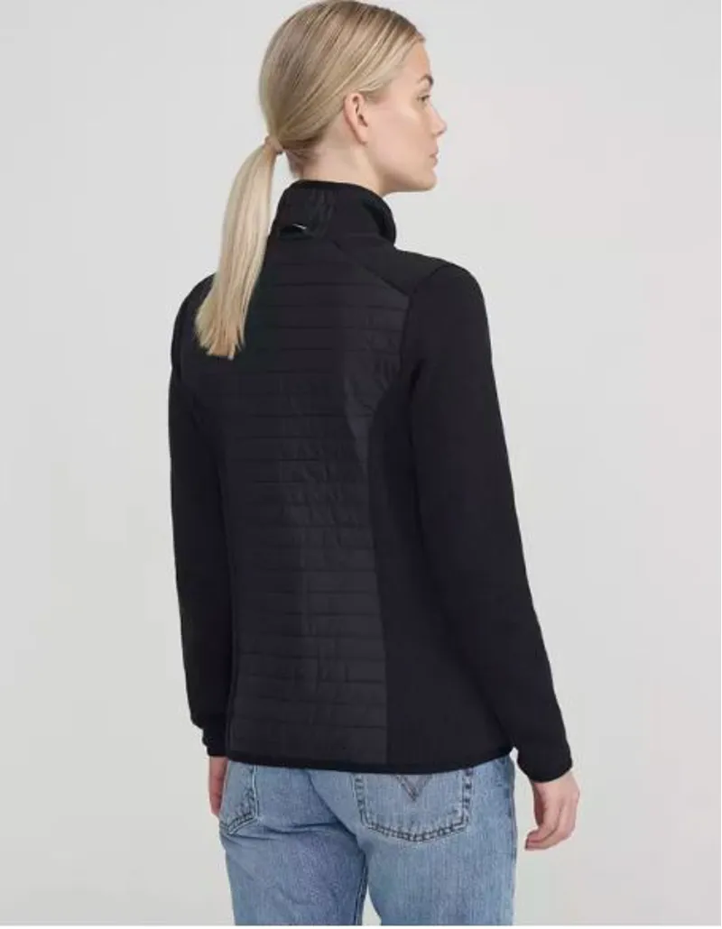 Holebrook Mimmi Fullzip Windproof Black Melange-1